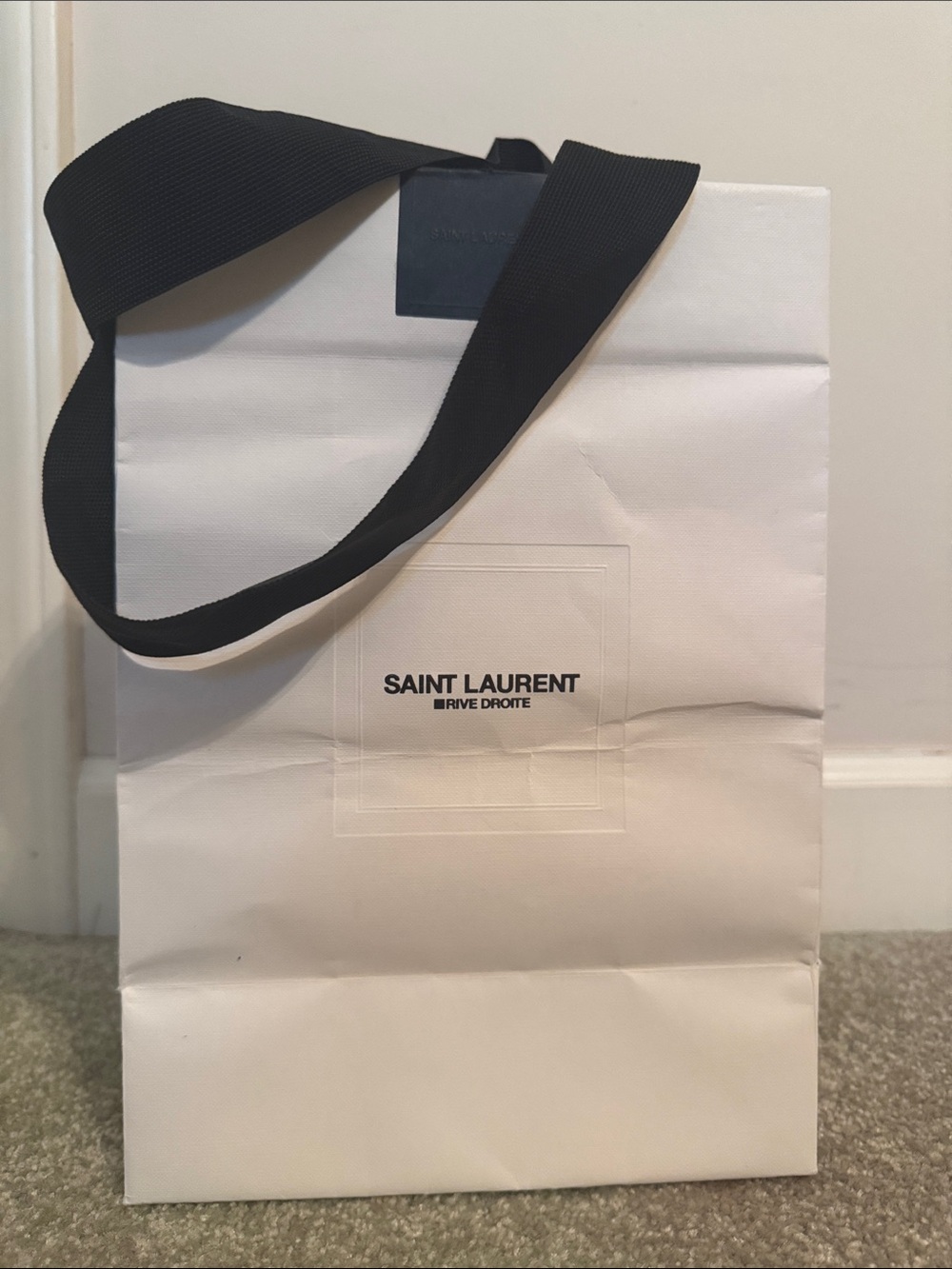 Women’s (or Men’s) Shopping bag by Saint Laurent- bought on Rodeo Drive!